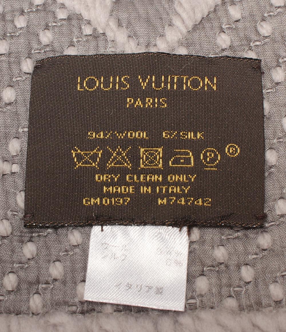 ルイ・ヴィトン マフラー エシャルプ ロゴマニア M74742 レディース