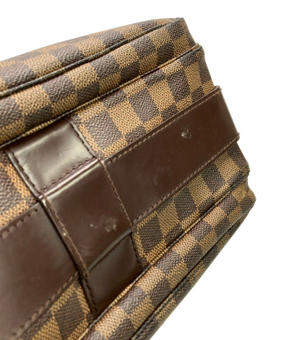 ルイ・ヴィトン LOUIS VUITTON ナヴィグリオ ショルダーバッグ バッグ PVCコーティングキャンバス レザー ダミエ エベヌ メンズ レディース ブラウン系 N45255 【中古】 LOUIS VUITTON（ルイ・ヴィトン） 【極美品】ルイヴィトン ダミエ