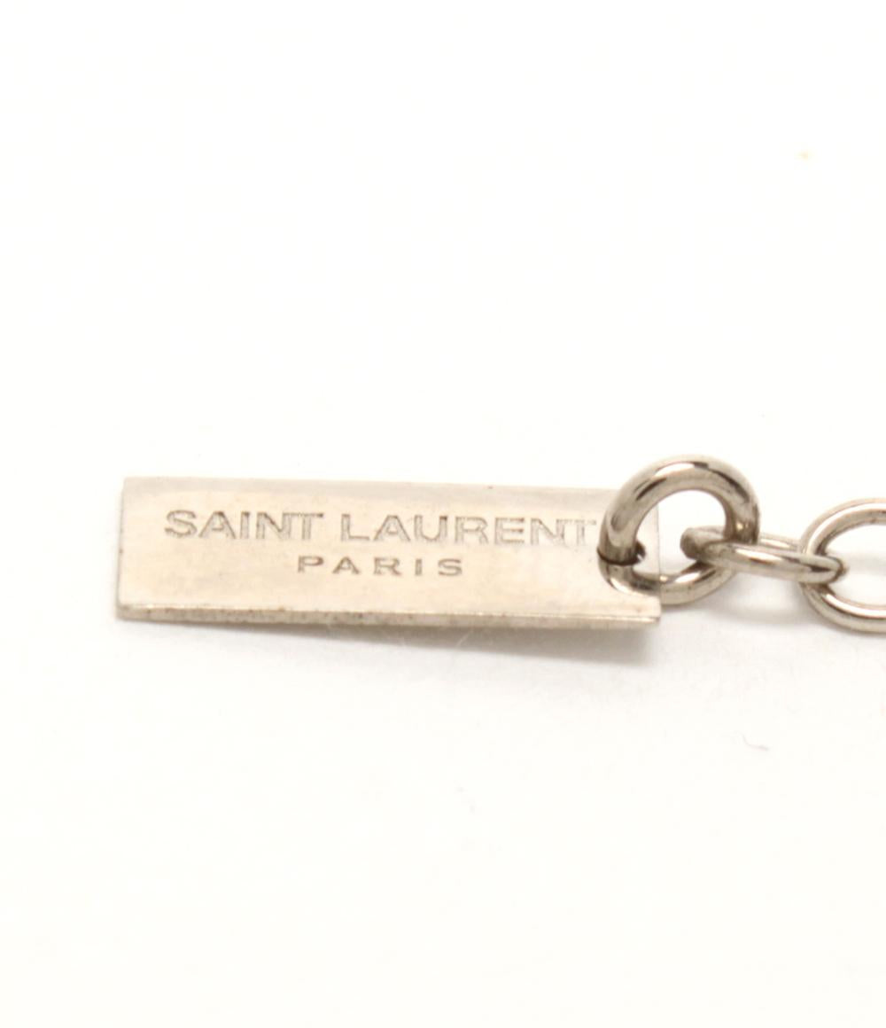 美品 YVES SAINT LAURENT ブレスレット カサンドラ YSLロゴ レディース イヴ・サンローラン