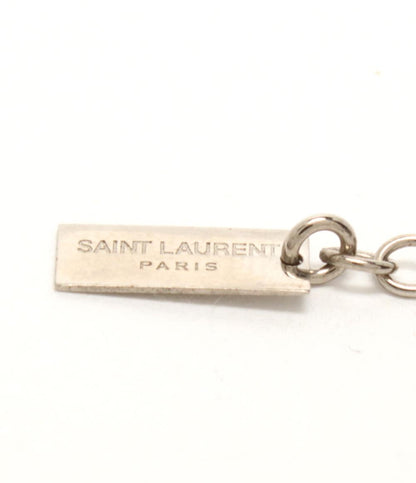 美品 YVES SAINT LAURENT ブレスレット カサンドラ YSLロゴ レディース イヴ・サンローラン