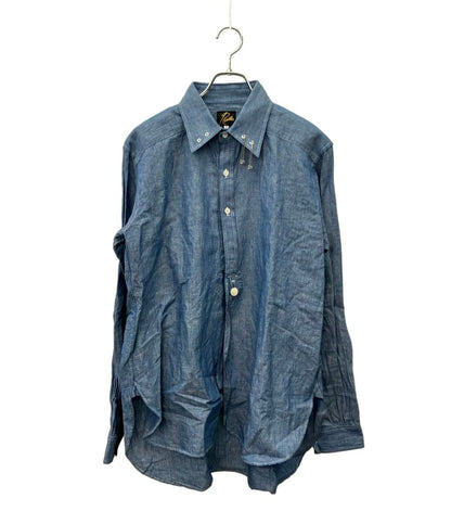Needles 長袖シャツ  ピンホール シャンブレー シャツ KP205 メンズ SIZE S ニードルズ