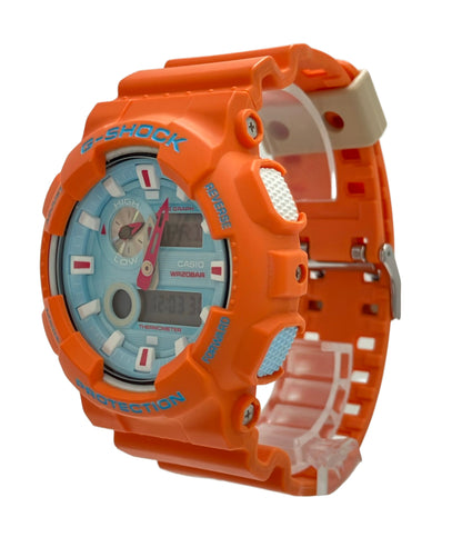 CASIO 腕時計 In4mationコラボ G-SHOCK クオーツ ブルー GAX-100X メンズ カシオ