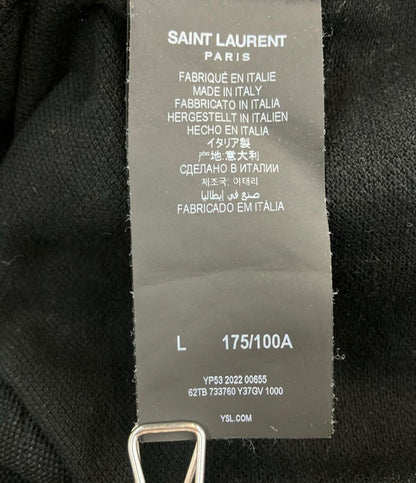SAINT LAURENT 長袖シャツ ピケシャツ ダブルポケット メンズ SIZE L サンローラン