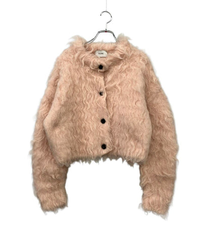 CLANE 長袖カーディガン 24AW クロップド丈  シャギー プルオーバー ニット SHAGGY SHORT KNIT CARDIGAN 17106-2102 レディース SIZE 1 (S) クラネ