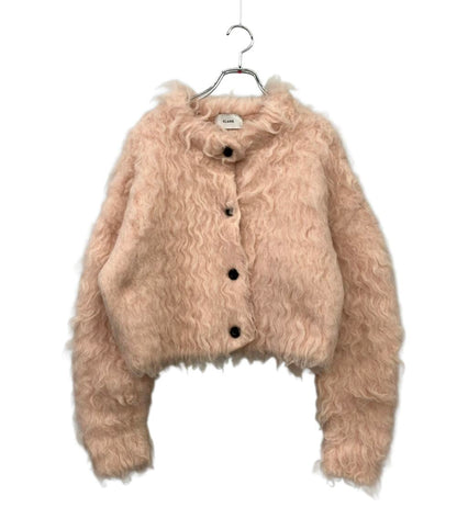 CLANE 長袖カーディガン 24AW クロップド丈  シャギー プルオーバー ニット SHAGGY SHORT KNIT CARDIGAN 17106-2102 レディース SIZE 1 (S) クラネ