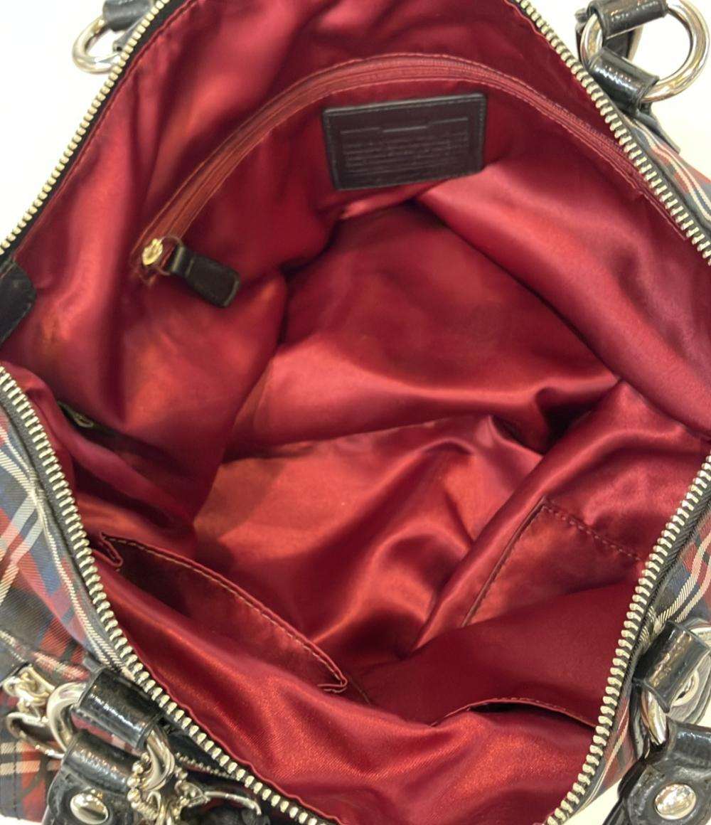 COACH トートバッグ チェック柄 シグネチャー 18713 レディース コーチ