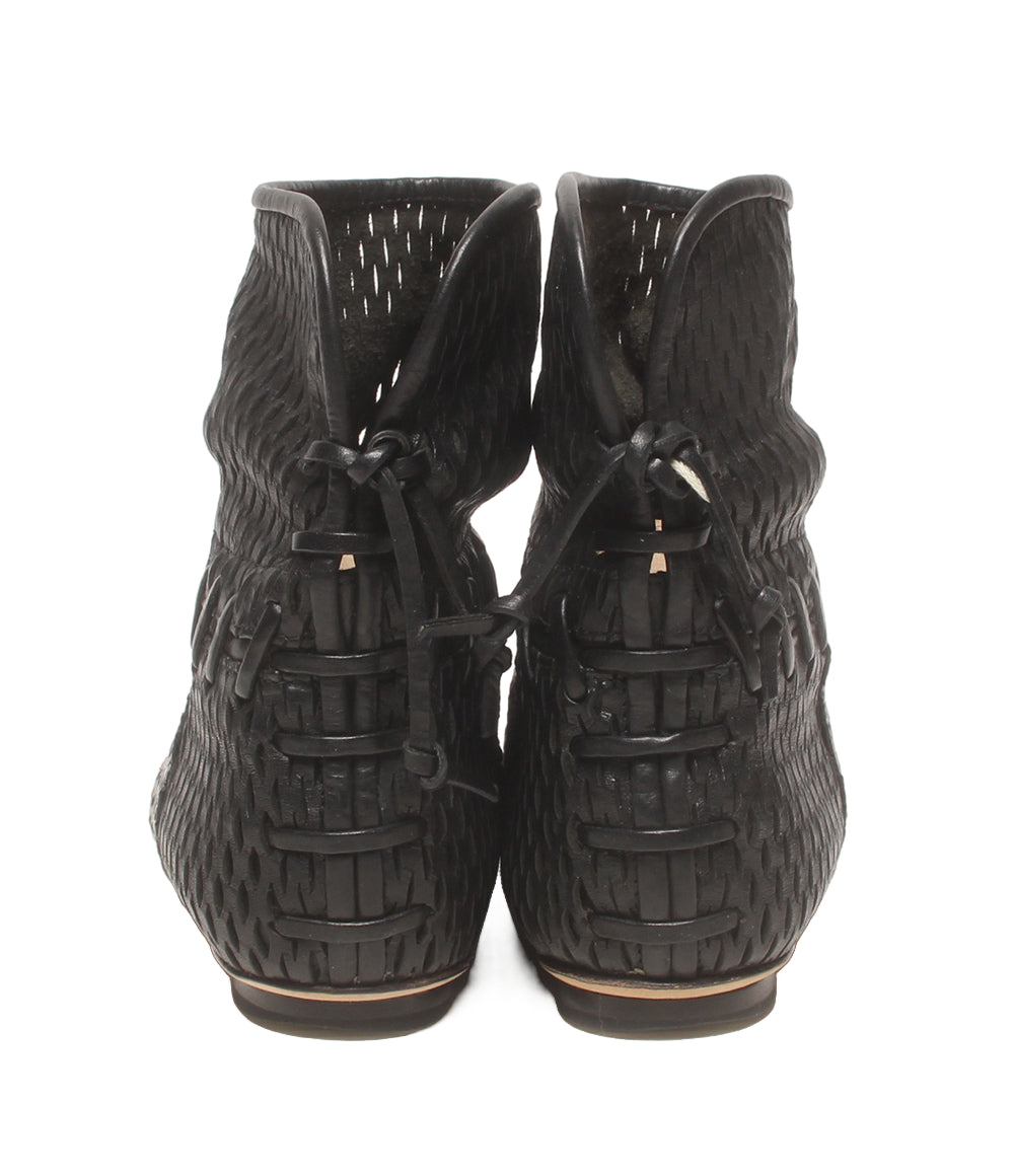 CHANEL ショートブーツ レディース SIZE 37 1/2 シャネル
