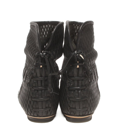 CHANEL ショートブーツ レディース SIZE 37 1/2 シャネル