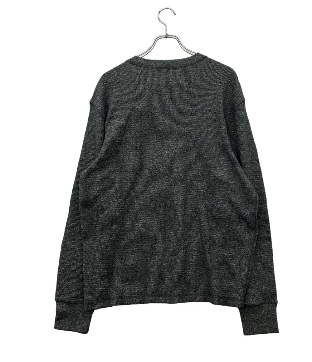 美品 RRL 長袖ニット ワッフル ヘンリー アメリカンカジュアル メンズ SIZE XL ダブルアールエル