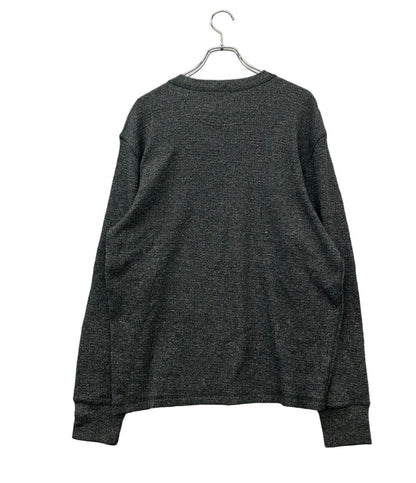 美品 RRL 長袖ニット ワッフル ヘンリー アメリカンカジュアル メンズ SIZE XL ダブルアールエル