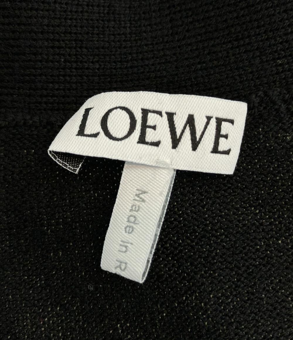 美品 LOEWE 長袖カーディガン アナグラム刺繍 レディース SIZE XS ロエベ