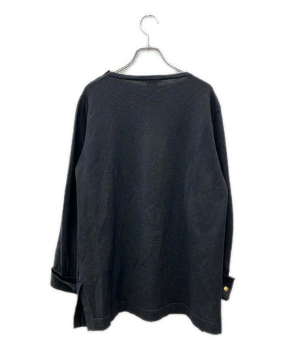 HERMES 長袖 セリエボタン ニット レディース SIZE L エルメス