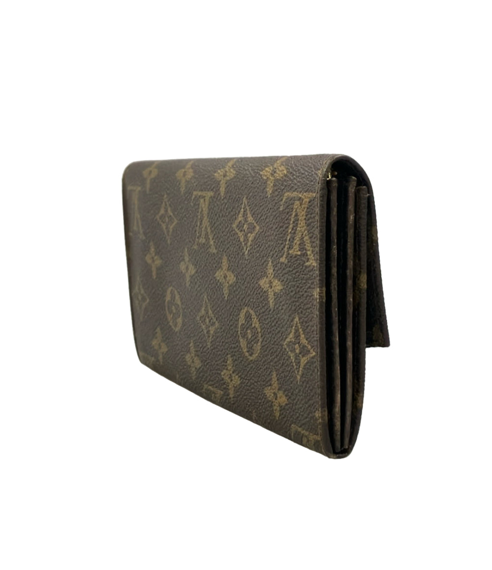 LOUIS VUITTON 長財布 ポシェット ポルトモネ クレディ モノグラム M61724 メンズ レディース ルイ・ヴィトン