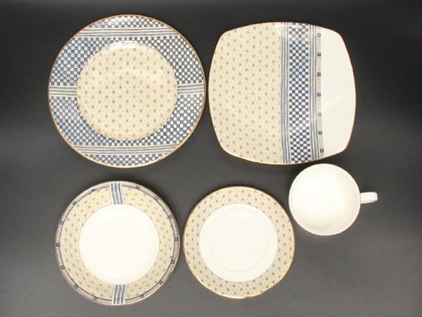 【美品】英国製　ウェッジウッド★サムライ★ディナー皿　3枚（お箱無し） 美品】英国製 ウェッジウッド☆サムライ☆ディナー皿 3枚（お箱無し）