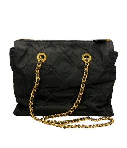 PRADA チェーンショルダーバッグ 肩掛け ゴールド金具 ナイロン B1239 レディース プラダ