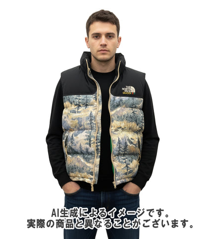 GUCCI THE NORTH FACE ダウンベスト 663762  XAADS メンズ SIZE M グッチ ザ・ノースフェイス