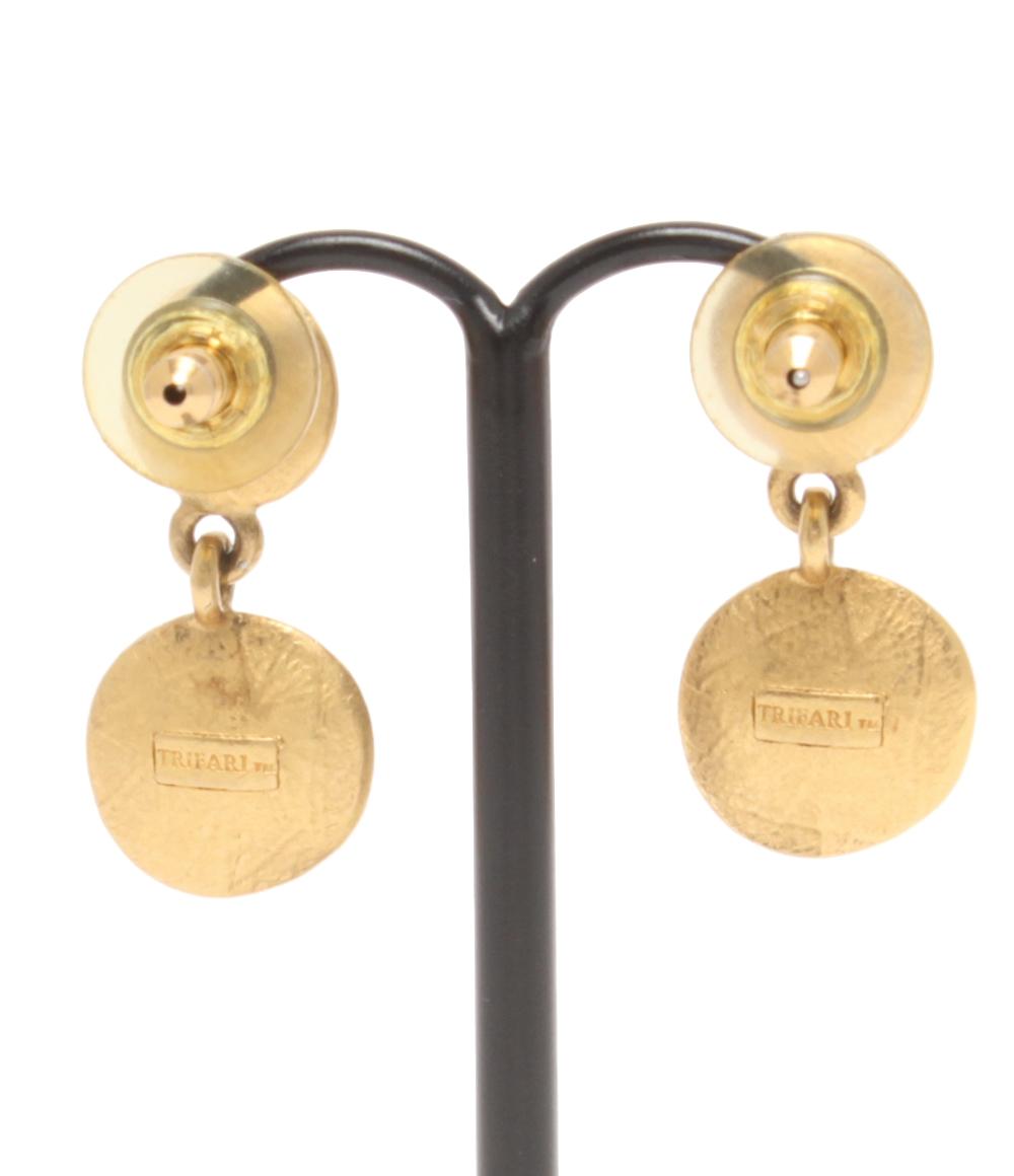 TRIFARI ピアス 貝殻型 シェル型 レディース トリファリ