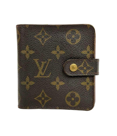 ルイ・ヴィトン 二つ折り財布 コンパクトジップ モノグラム M61667 レディース LOUIS VUITTON