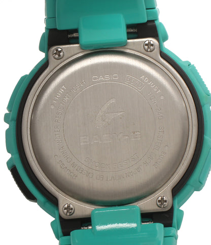 美品 CASIO 腕時計 FOR RUNNING フォー ランニング Baby-G クオーツ ブラック BGA-240 レディース メンズ カシオ