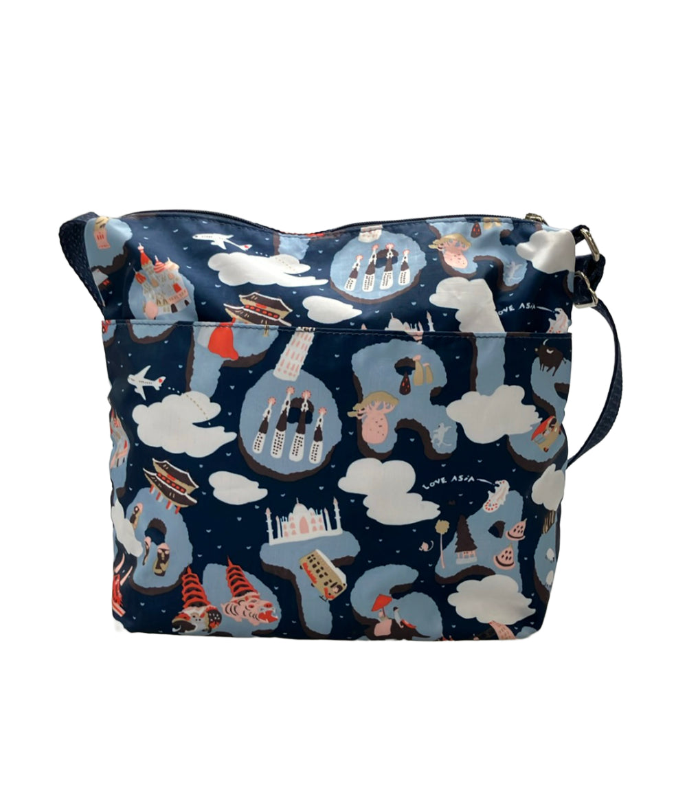 美品 LeSportsac ショルダーバッグ 斜め掛け レディース レスポートサック
