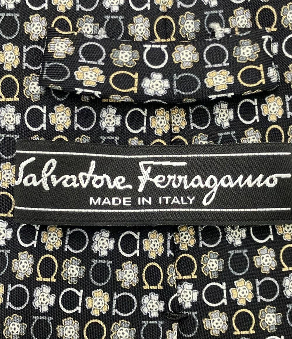 Salvatore Ferragamo ネクタイ シルク 100% メンズ サルヴァトーレフェラガモ