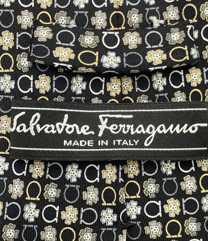 Salvatore Ferragamo ネクタイ シルク 100% メンズ サルヴァトーレフェラガモ
