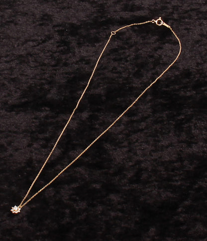 美品 TAKE-UP ネックレス K18 ダイヤ 0.13ct レディース テイクアップ