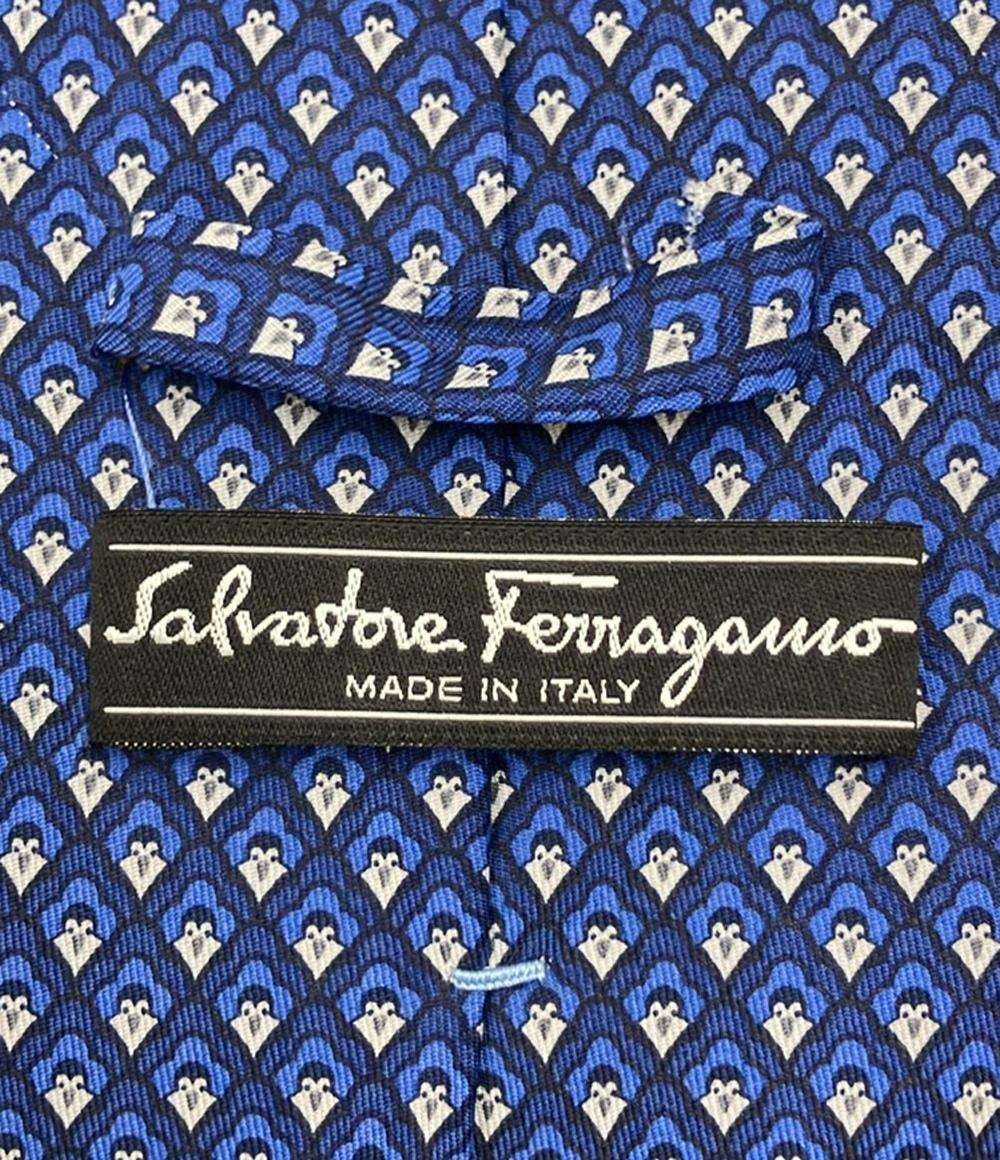 Salvatore Ferragamo ネクタイ シルク100% メンズ サルヴァトーレフェラガモ