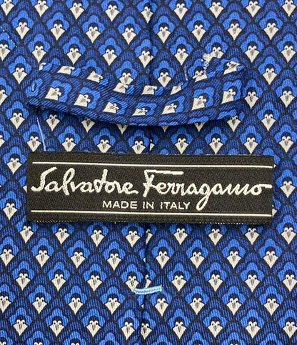 Salvatore Ferragamo ネクタイ シルク100% メンズ サルヴァトーレフェラガモ