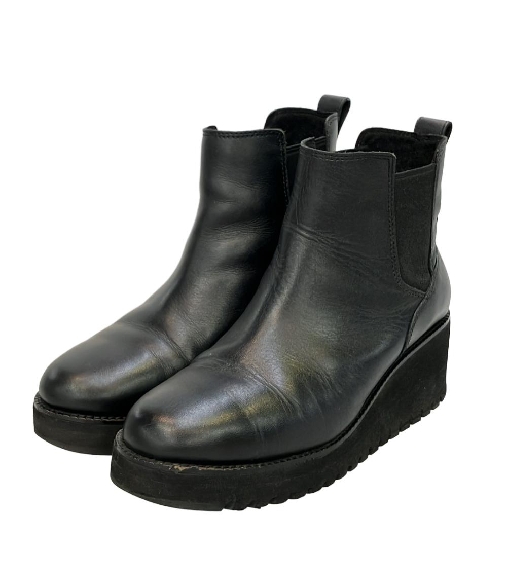 COLE HAAN サイドゴアブーツ ショートブーツ ウェッジソール ZEROGRAND W32056 レディース SIZE 7.5 (L) コールハーン