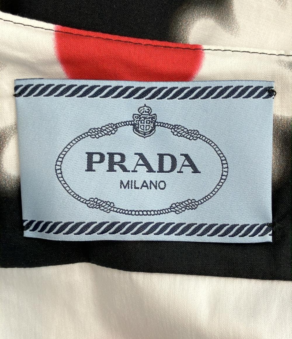プラダ 花柄 ノースリーブワンピース レディース SIZE 36S PRADA