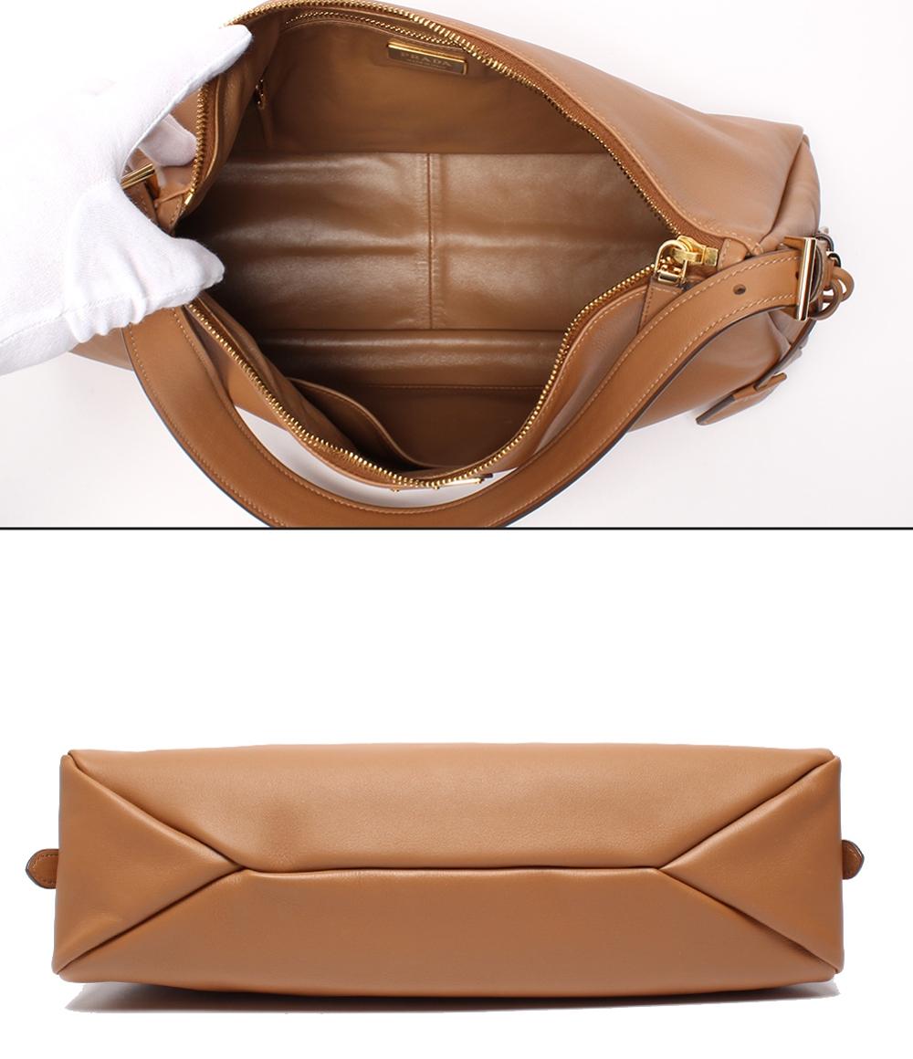 美品 プラダ ショルダーバッグ 肩掛け ソフトグレインレザー 1BC228_2CYS_F03BH_V_LVM レディース PRADA
