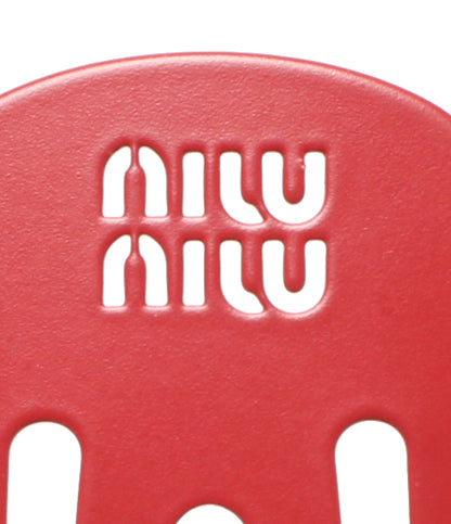 美品 Miu Miu メタルヘアクリップ レディース ミュウ ミュウ