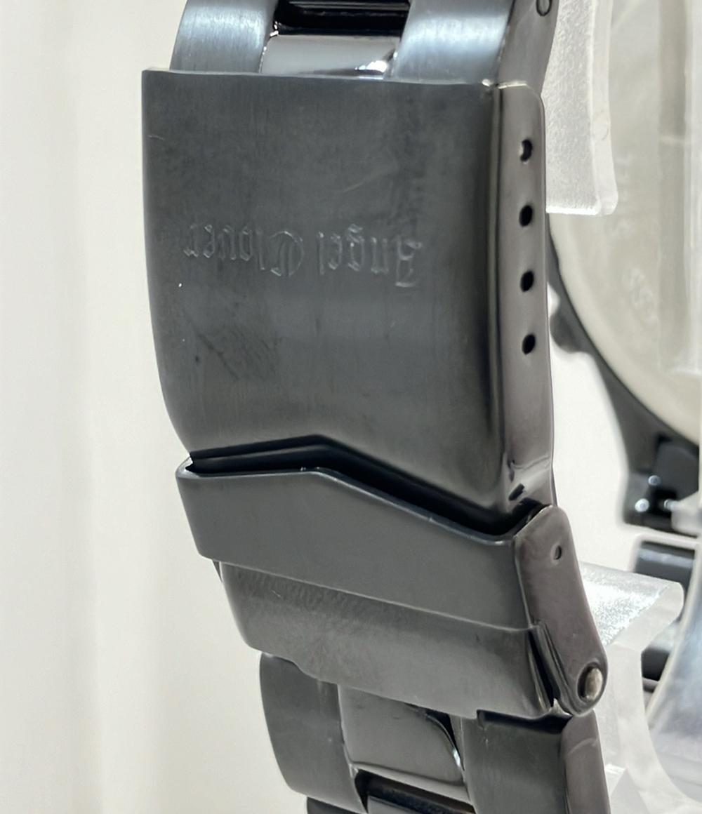 Angel Clover 腕時計 クオーツ ブラック BM41 メンズ エンジェルクローバー