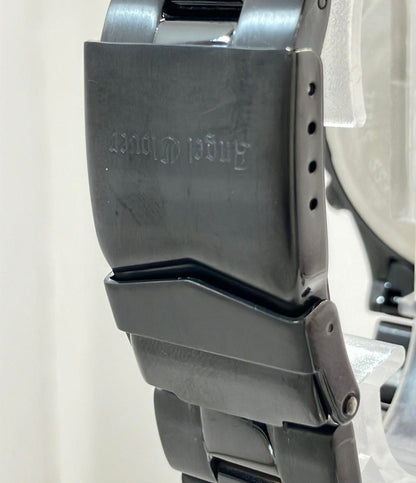 Angel Clover 腕時計 クオーツ ブラック BM41 メンズ エンジェルクローバー