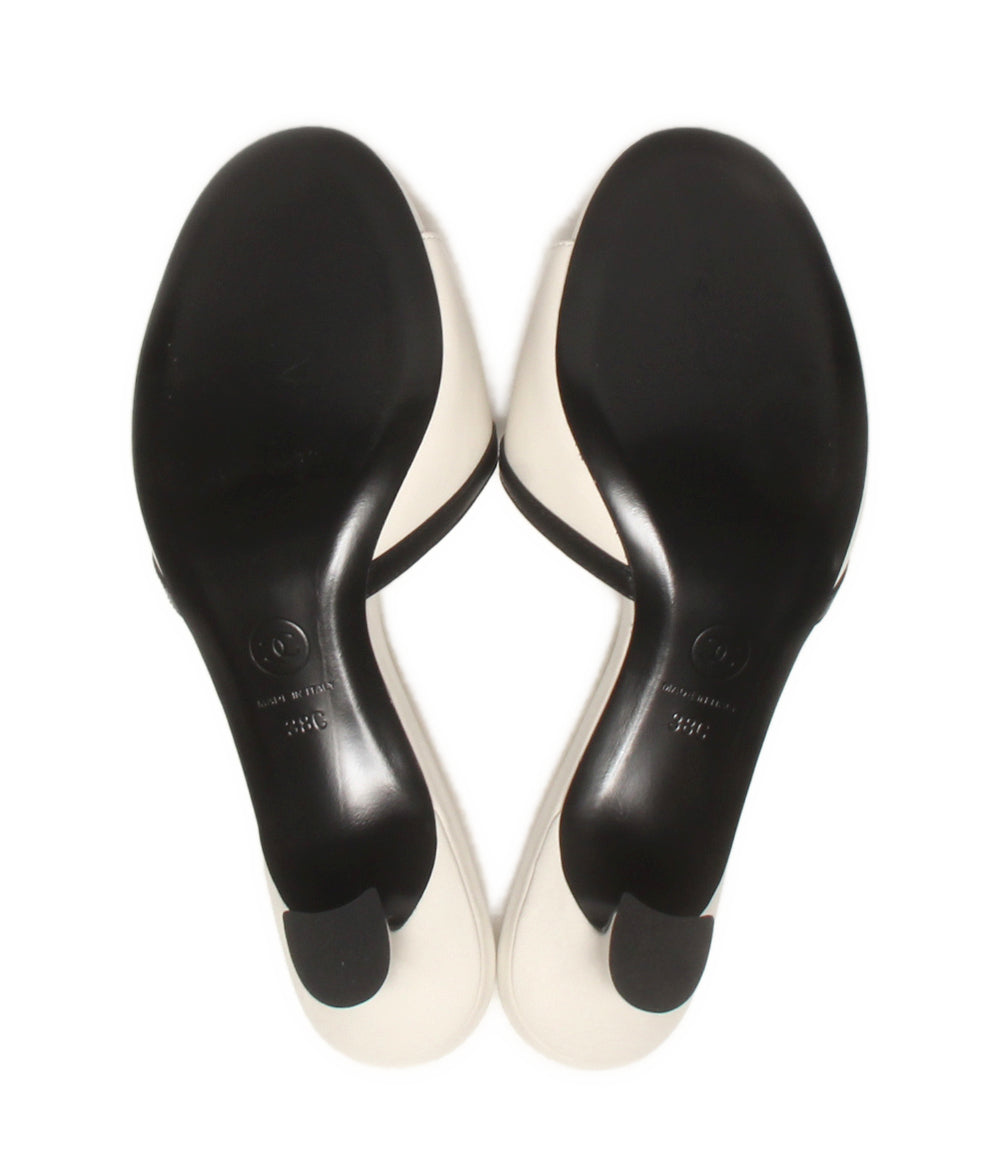 美品 CHANEL サンダル G47252 レディース SIZE 38C シャネル