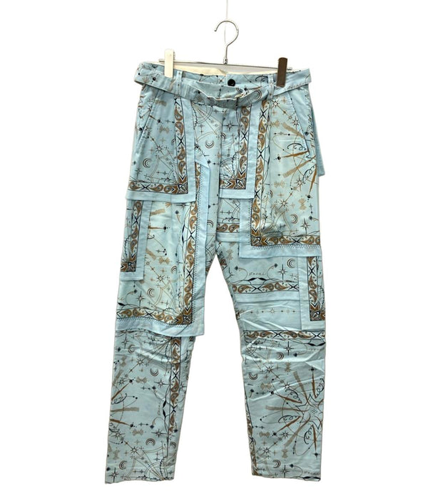sacai 20aw バンダナ　パンツ　Dr.woo ドクターウー 美品 Sacai Dr Woo ロングパンツ バンダナプリントパンツ メンズ SIZE