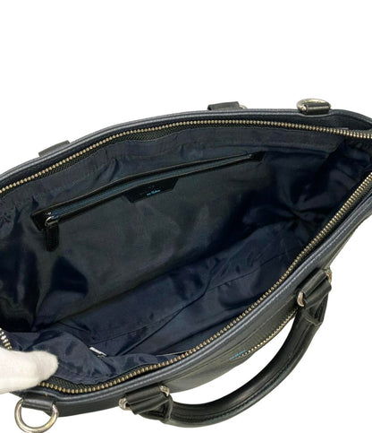 LANVIN en Bleu 2way ビジネスバッグ ブリーフケース ショルダーバッグ 斜め掛け メンズ ランバンオンブルー
