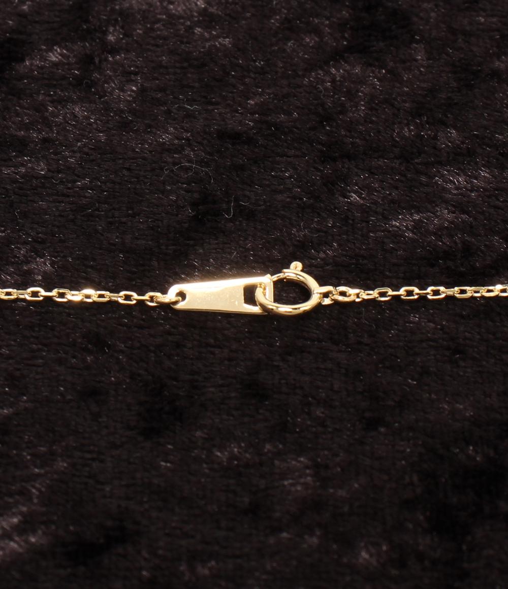 美品 ネックレス K18 パール7.0mm レディース