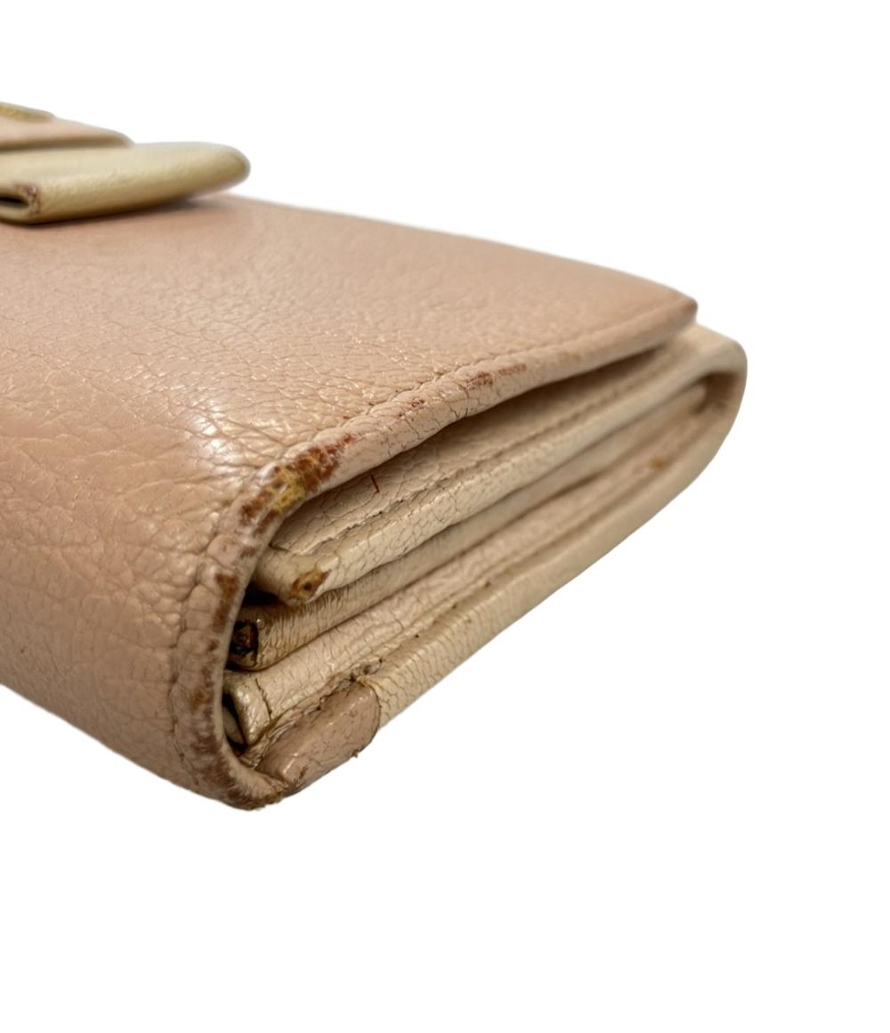 Miu Miu 長財布 レザー レディース ミュウ ミュウ