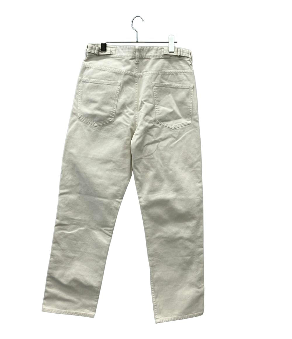 美品 LEMAIRE コットンパンツ ワイド デニム CURVED 5 POCKET PANTS 2680006258759 メンズ SIZE 48 (L) ルメール