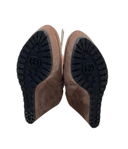 GUCCI ロングブーツ ウェッジソール レディース SIZE 36 1/2 (23.5cm) グッチ