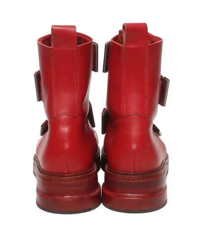 DIRK BIKKEMBERGS ベルクロブーツ レッド メンズ SIZE 41 ダークビッケンバーグ