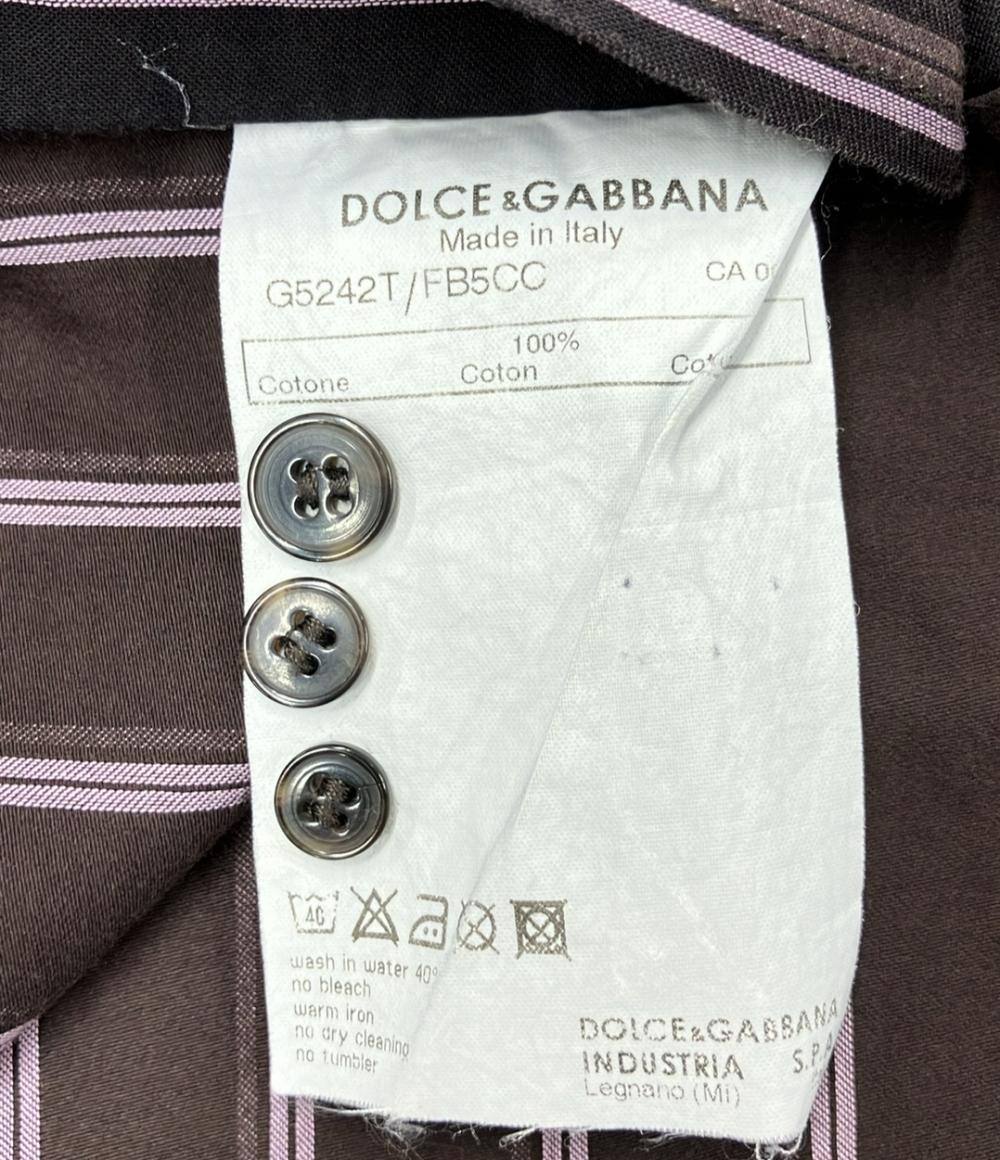 ドルチェアンドガッバーナ ストライプ柄長袖ボタンダウンシャツ メンズ SIZE 40 DOLCE&GABBANA