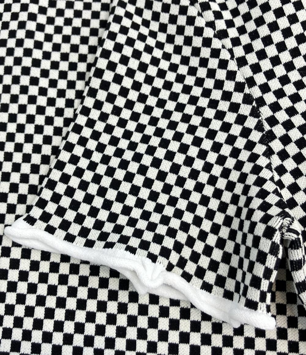 美品 ルイヴィトン チェッカー柄カットソー レディース SIZE S LOUIS VUITTON