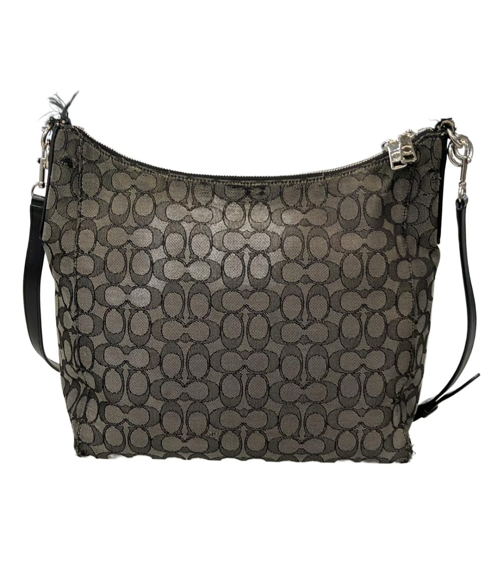 訳あり COACH ショルダーバッグ 斜め掛け シグネチャー レディース コーチ