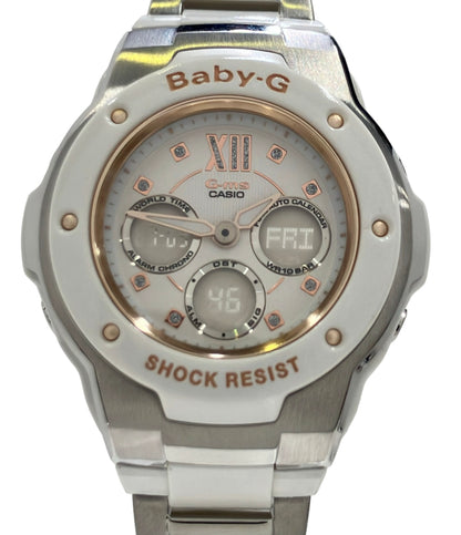 CASIO 腕時計 G-MS Baby-G クオーツ ホワイト MSG-301C レディース カシオ