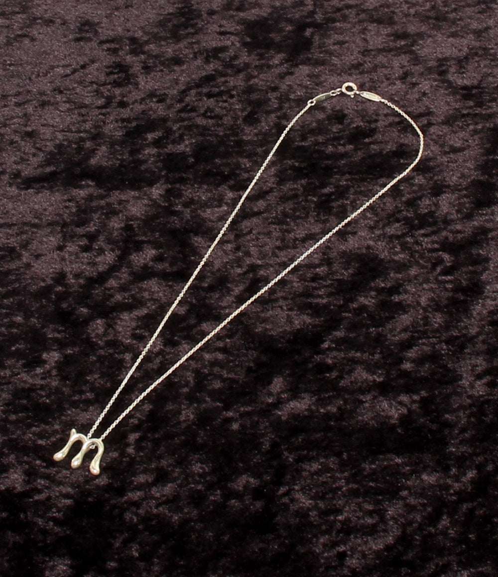 Tiffany & Co. ネックレス SV925 Alphabet Letter Pendant M エルサ･ペレッティ レディース ティファニー