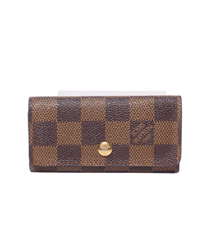 LOUIS VUITTON 4連キーケース ミュルティクレ4 ダミエ エベヌ N62631 レディース メンズ ルイ・ヴィトン