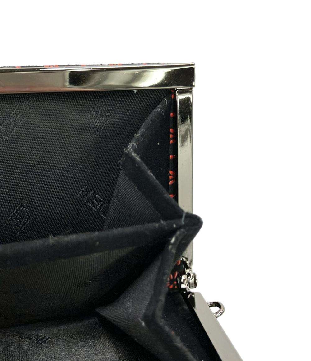 INDENYA 三つ折りがま口財布 レディース 印傳屋